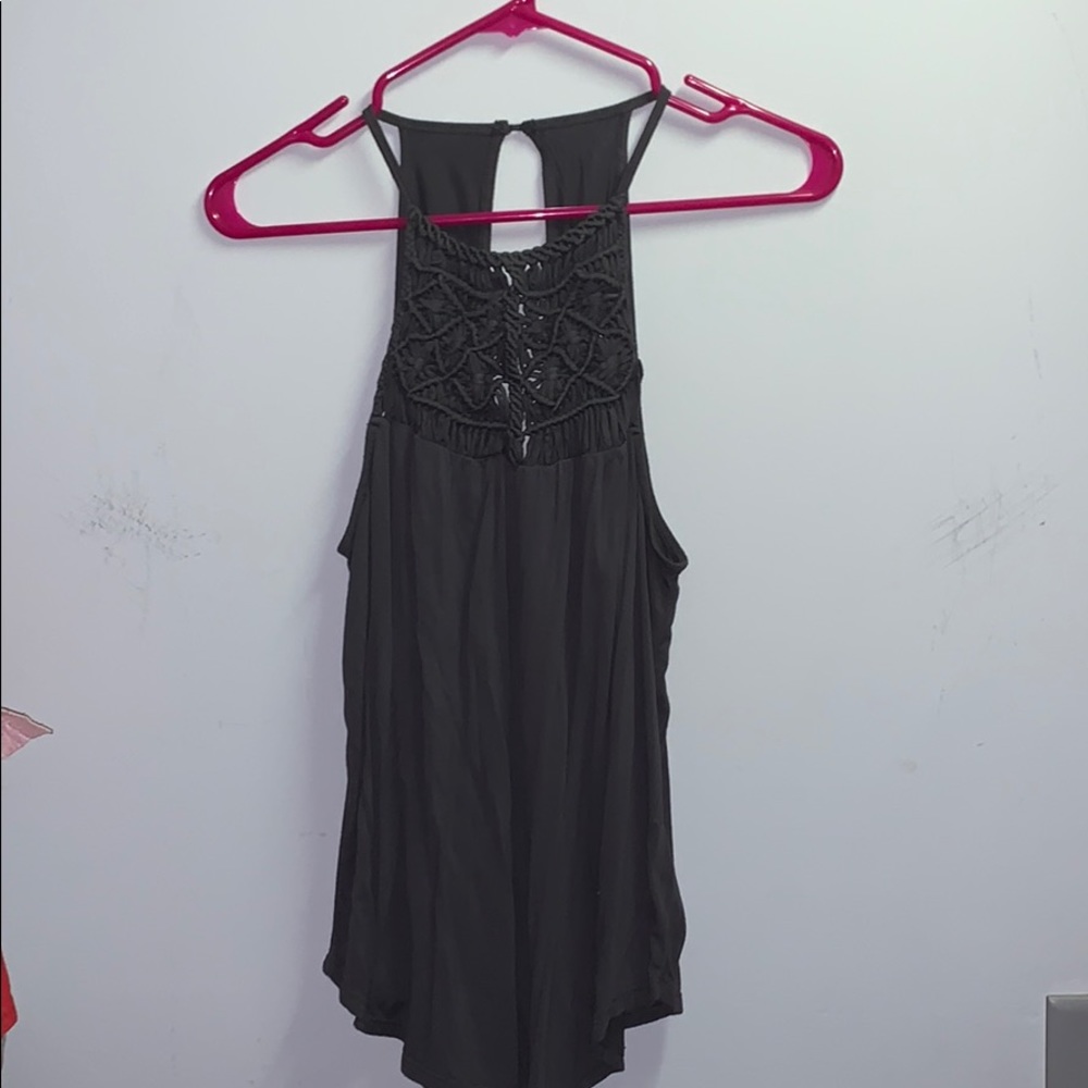 American Eagle Gray Halter Tank